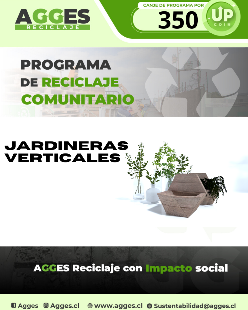 JARDINERAS VERTCIALES RECICLADAS